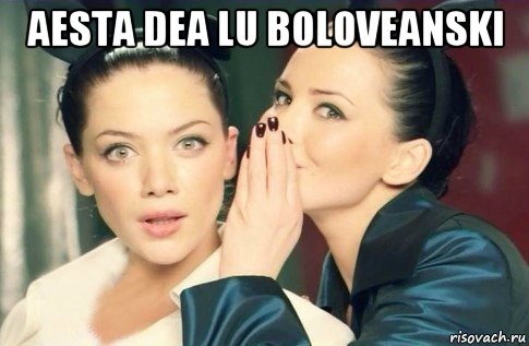 aesta dea lu boloveanski , Мем  Он