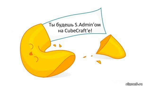 Ты будешь S.Admin'ом на CubeCraft'е!, Комикс  Печенька желаний