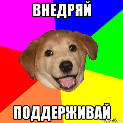 внедряй поддерживай, Мем Advice Dog