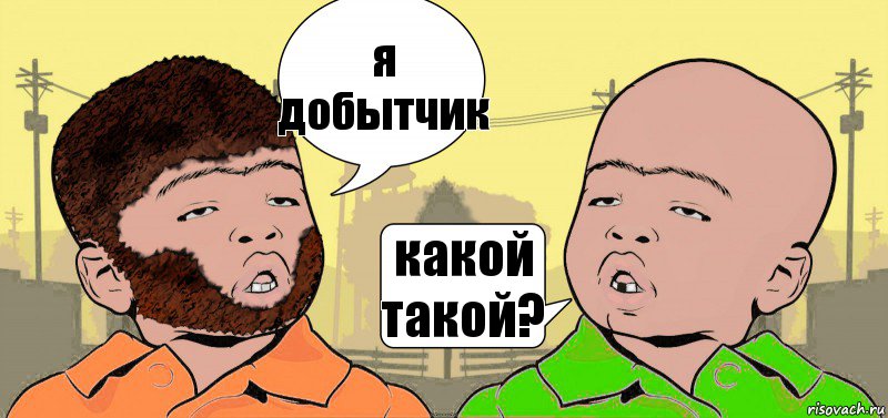 я добытчик какой такой?