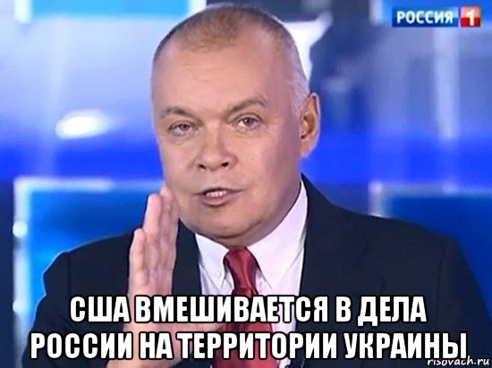  сша вмешивается в дела россии на территории украины, Мем Киселёв 2014