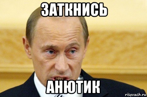 заткнись анютик, Мем путин