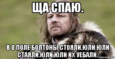 ща спаю. в о поле болтоны стояли.юли юли стаяли.юли юли их уебали., Мем  Шон Бин