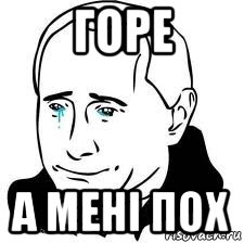 горе а мені пох, Мем  Володя Путин