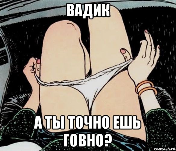 вадик а ты точно ешь говно?, Мем А ты точно