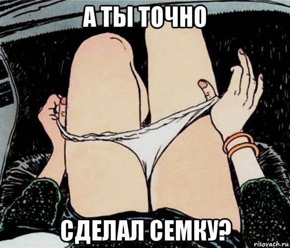 а ты точно сделал семку?, Мем А ты точно