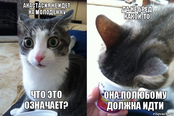 Анастасия не идет на молодежку Что это означает? Да не бред какой-то Она полюбому должна идти, Комикс  Да не бред какой-то (4 зоны)