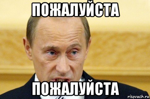 пожалуйста пожалуйста, Мем путин