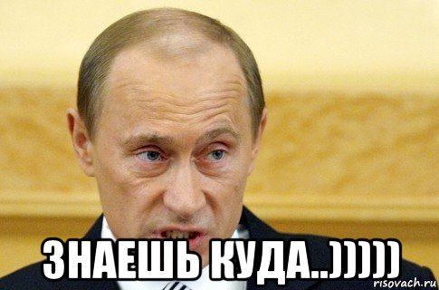  знаешь куда..))))), Мем путин