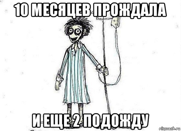 10 месяцев прождала и еще 2 подожду, Мем  зато я сдал