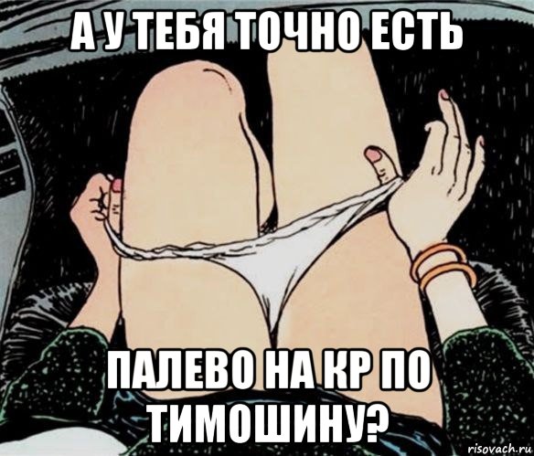 а у тебя точно есть палево на кр по тимошину?, Мем А ты точно