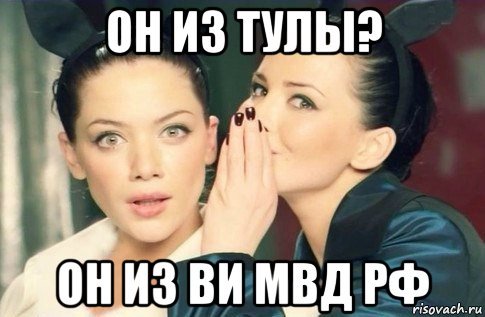 он из тулы? он из ви мвд рф, Мем  Он