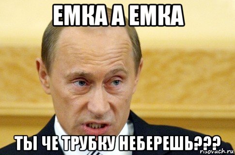 емка а емка ты че трубку неберешь???, Мем путин