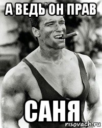 а ведь он прав саня