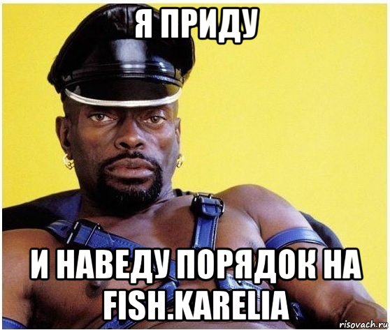 я приду и наведу порядок на fish.karelia, Мем Черный властелин