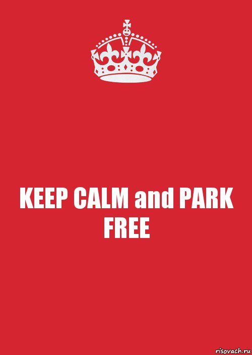 KEEP CALM and PARK FREE, Комикс Keep Calm 3