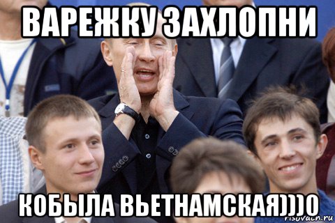 варежку захлопни кобыла вьетнамская)))0, Мем Путин какбэнамекает