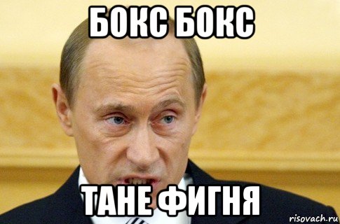 бокс бокс тане фигня, Мем путин