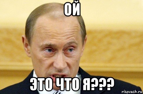 ой это что я???, Мем путин