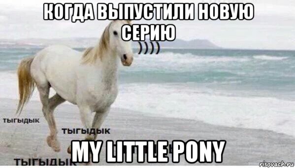 когда выпустили новую серию my little pony, Мем   Тыгыдык