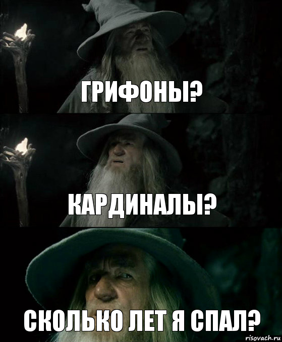 Грифоны? Кардиналы? Сколько лет я спал?, Комикс Гендальф заблудился