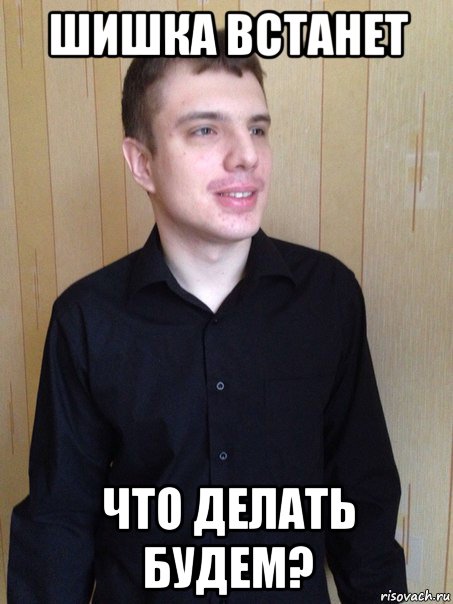 Шишка встала мем