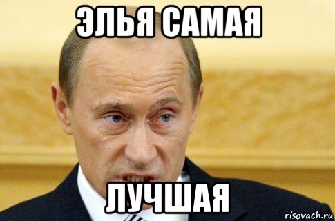 элья самая лучшая, Мем путин