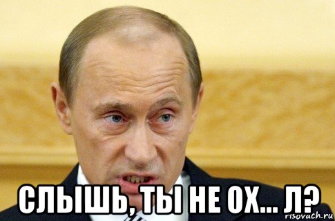  слышь, ты не ох... л?, Мем путин