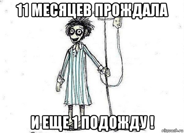 11 месяцев прождала и еще 1 подожду !, Мем  зато я сдал