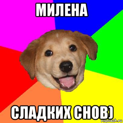 милена сладких снов), Мем Advice Dog