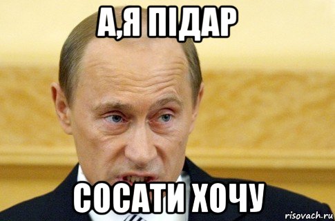 а,я підар сосати хочу, Мем путин