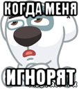 когда меня игнорят