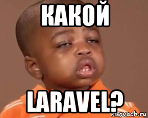 какой laravel?, Мем Какая защита