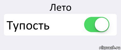 Лето Тупость , Комикс Переключатель