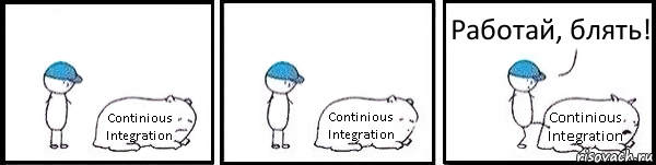 Continious Integration Continious Integration Continious Integration Работай, блять!