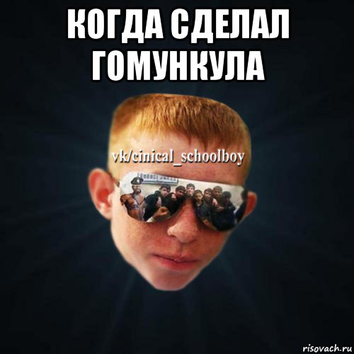 когда сделал гомункула 