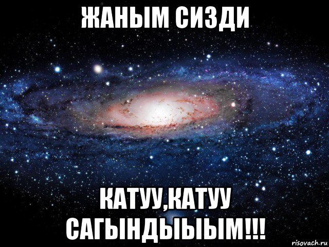 жаным сизди катуу,катуу сагындыыым!!!, Мем Вселенная