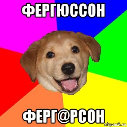 фергюссон ферг@рсон, Мем Advice Dog