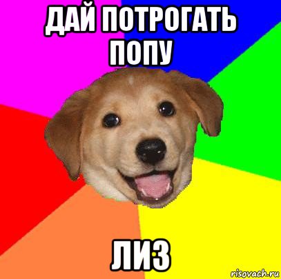 дай потрогать попу лиз, Мем Advice Dog