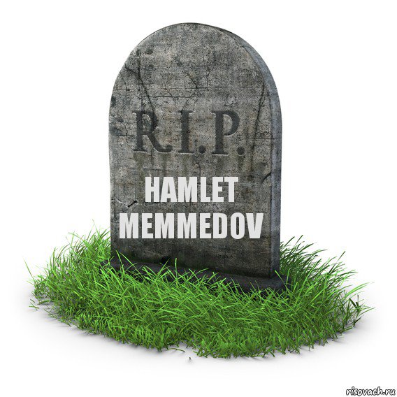 HAMLET MEMMEDOV, Комикс  надгробие