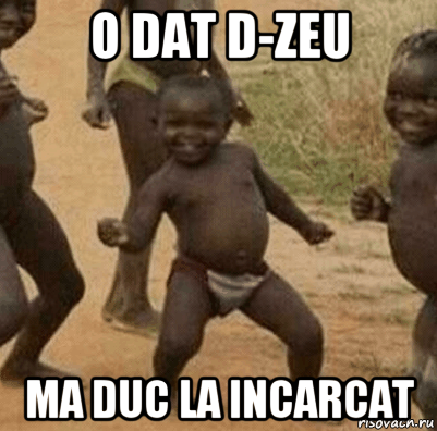 o dat d-zeu ma duc la incarcat, Мем   Негритенок успех