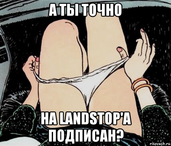 а ты точно на landstop'a подписан?, Мем А ты точно