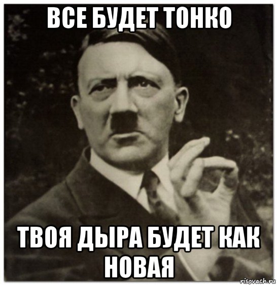 Мемы про Гитлера. Я буду твой тонкий