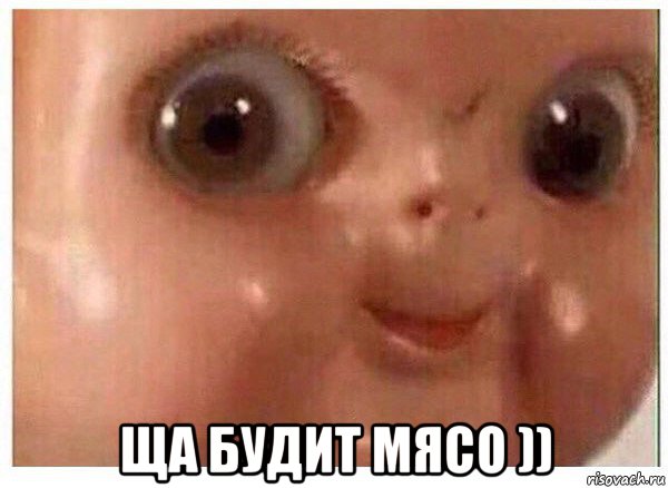  ща будит мясо )), Мем Ща буит мясо