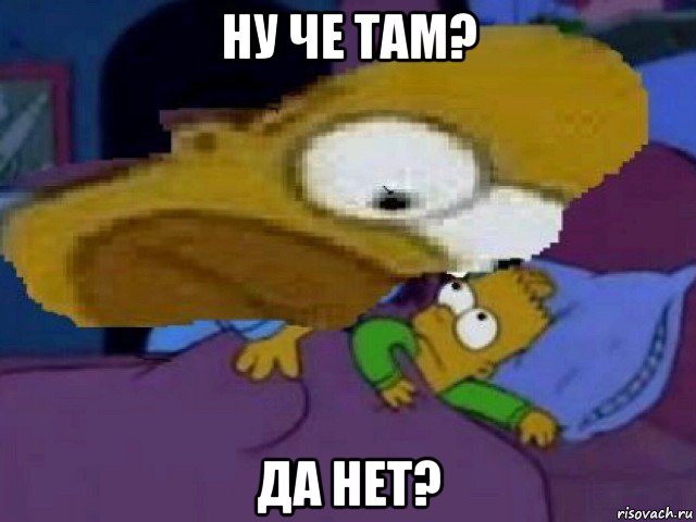 ну че там? да нет?, Мем Гомер и барт