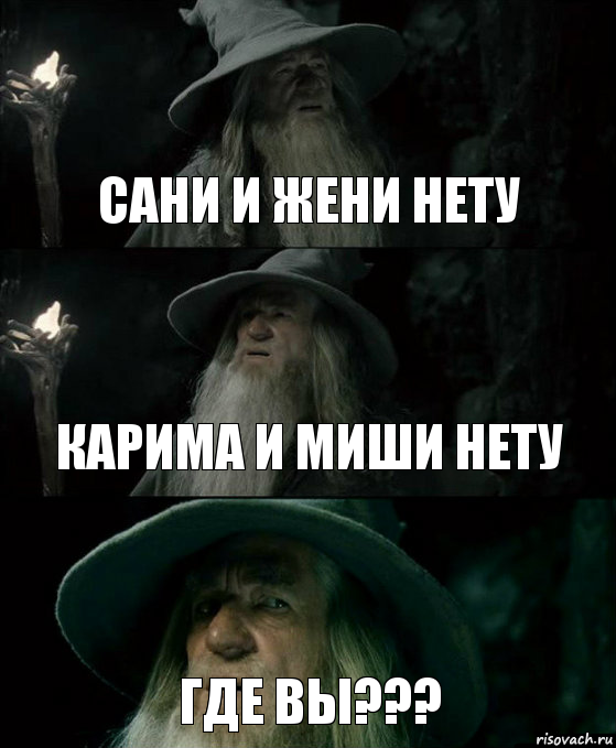 Сани и Жени нету Карима и Миши нету Где вы???, Комикс Гендальф заблудился