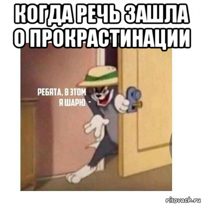 когда речь зашла о прокрастинации , Мем Ребята я в этом шарю