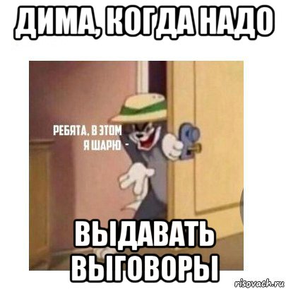 дима, когда надо выдавать выговоры, Мем Ребята я в этом шарю