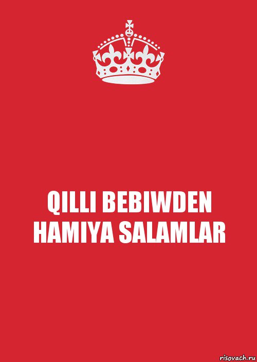 QILLI BEBIWDEN HAMIYA SALAMLAR, Комикс Keep Calm 3