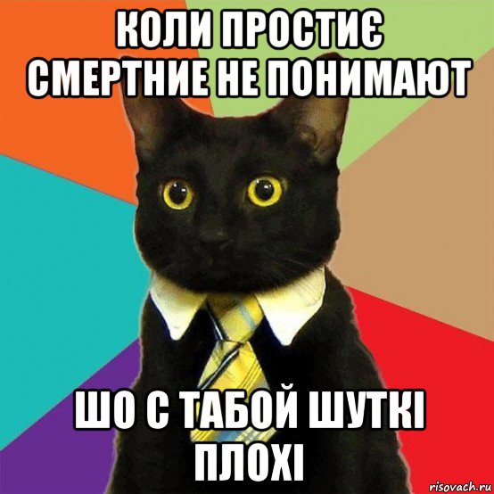 коли простиє смертние не понимают шо с табой шуткі плохі, Мем  Кошечка